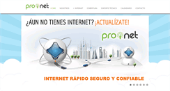 Desktop Screenshot of pro-net.mx